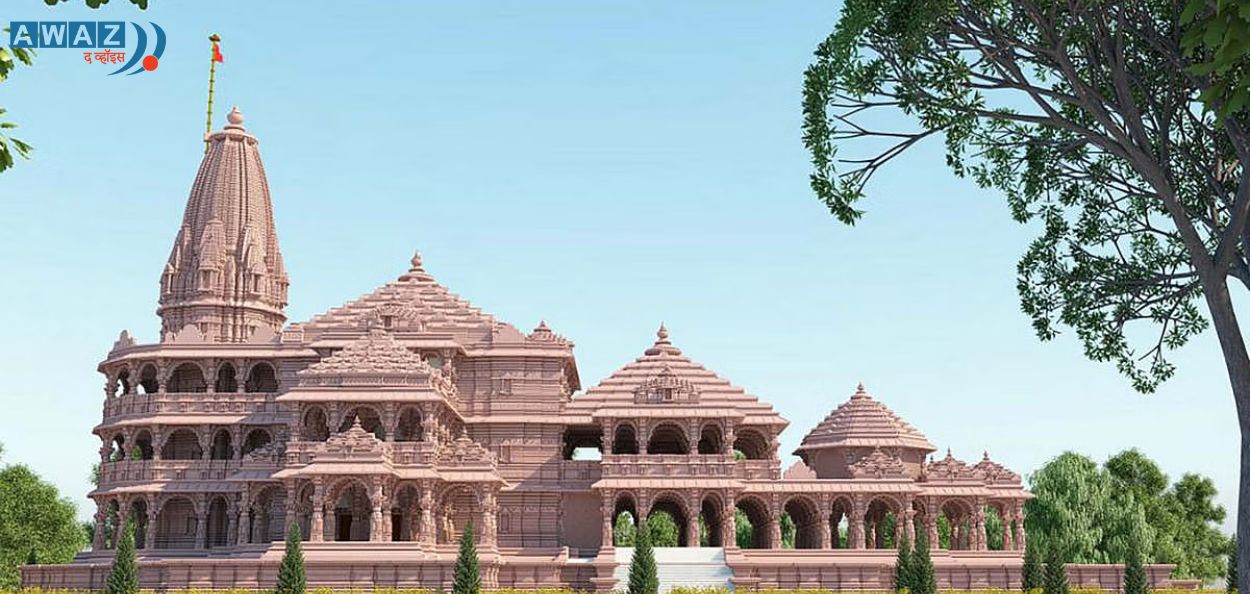अयोध्येतील राम मंदिराचे संकल्पचित्र 