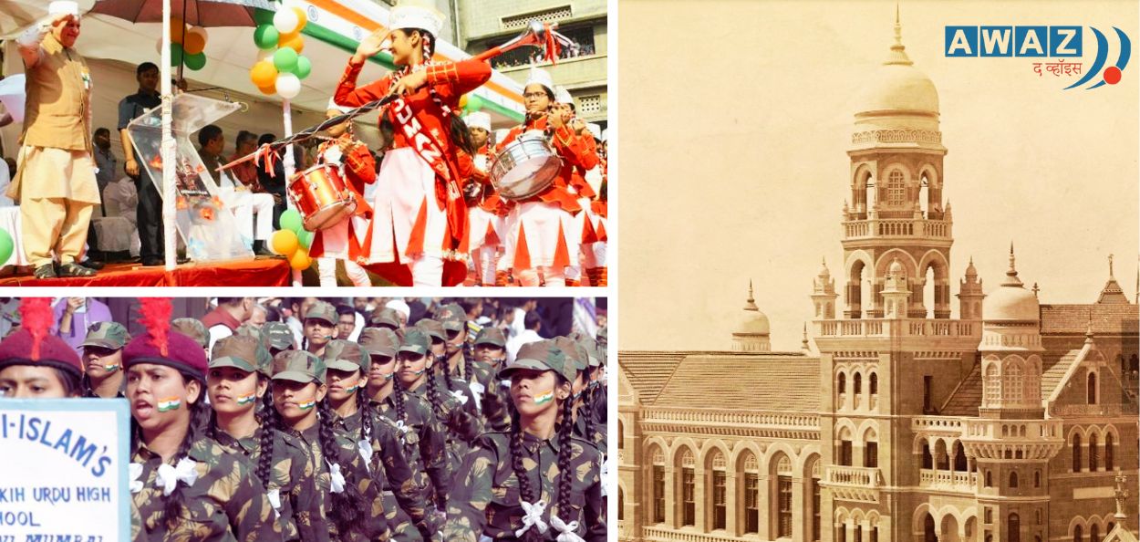 'अंजुमन-ए-इस्लाम'च्या विविध कार्यक्रमात सहभागी झालेल्या विद्यार्थिनी.  