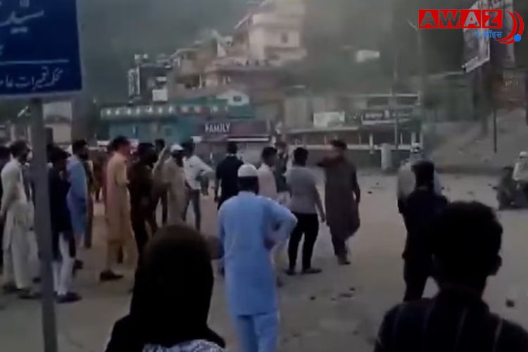 पाकव्याप्त काश्मीरमधील हिंसाचार