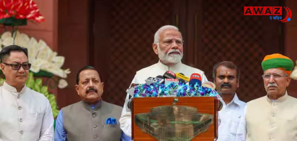 नव्या सरकारच्या पहिल्या अधिवेशनानिमित्त विचार मांडताना पंतप्रधान मोदी