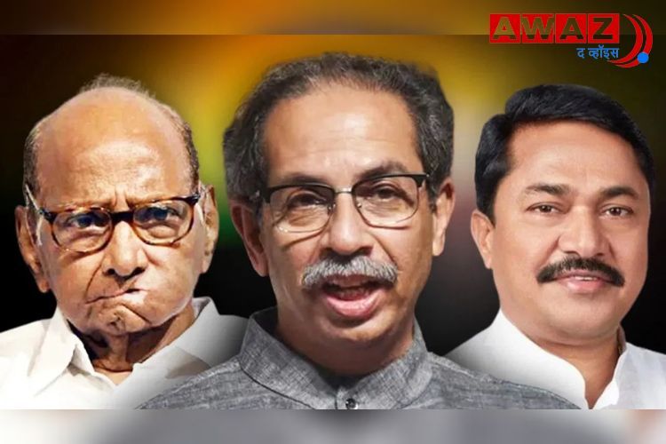 शरद पवार, उद्धव ठाकरे आणि नाना पटोले