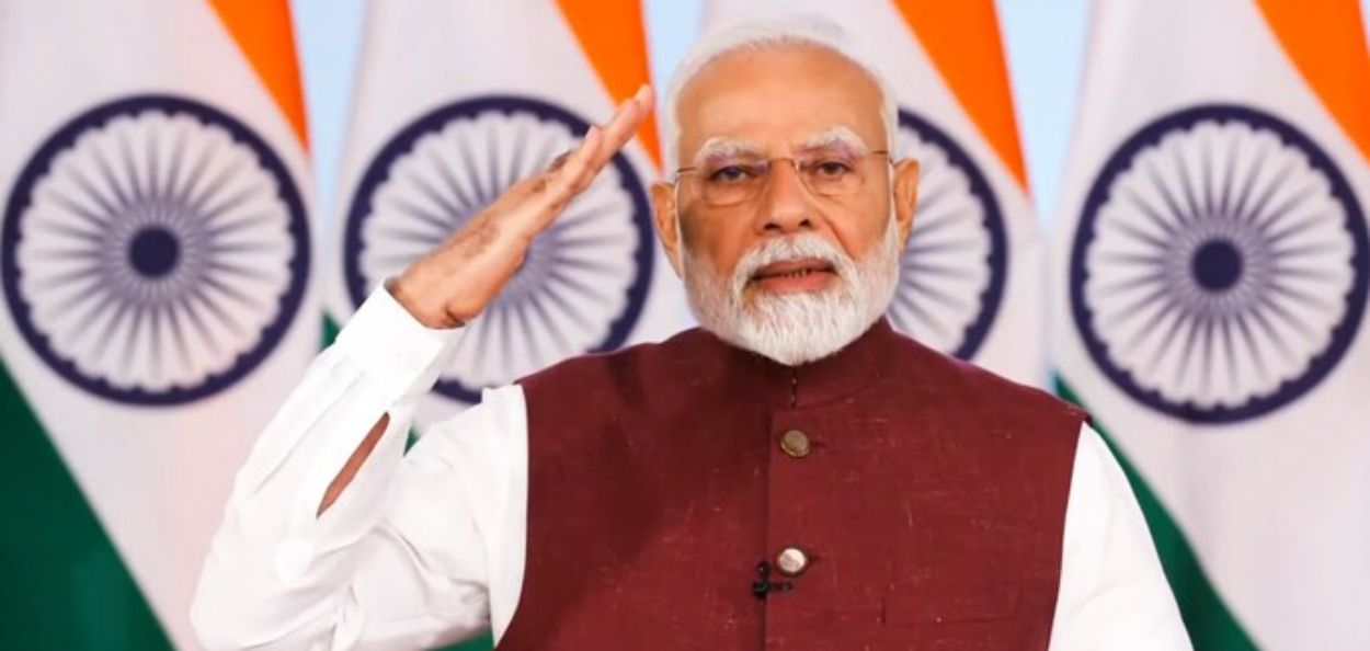 देशवासियांशी संवाद साधताना पंतप्रधान मोदी