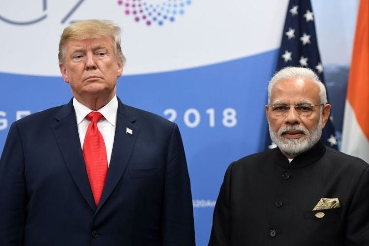 पंतप्रधान नरेंद्र मोदी आणि अमेरिकेचे अध्यक्ष डोनाल्ड ट्रम्प