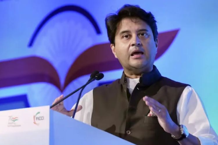 केंद्रीय दूरसंचार आणि पूर्वोत्तर क्षेत्र विकासमंत्री ज्योतिरादित्य सिंधिया. 