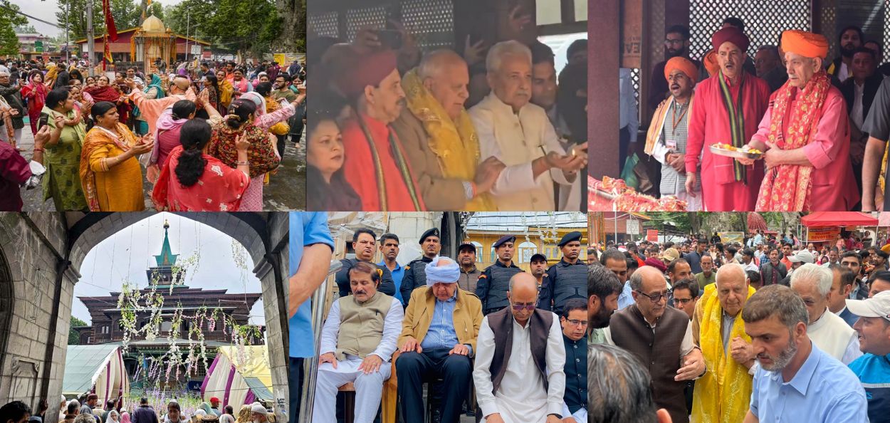 काश्मीरमधील खीर भवानी मेला आणि हमदानी उर्समधील क्षण 