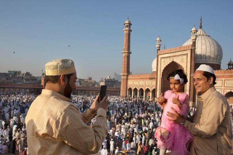 दिल्ली जामा मस्जिदमधील प्रातिनिधिक चित्र 
