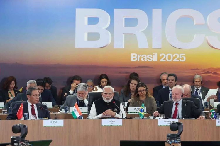 'BRICS' शिखर परिषदेत पंतप्रधान नरेंद्र मोदी
