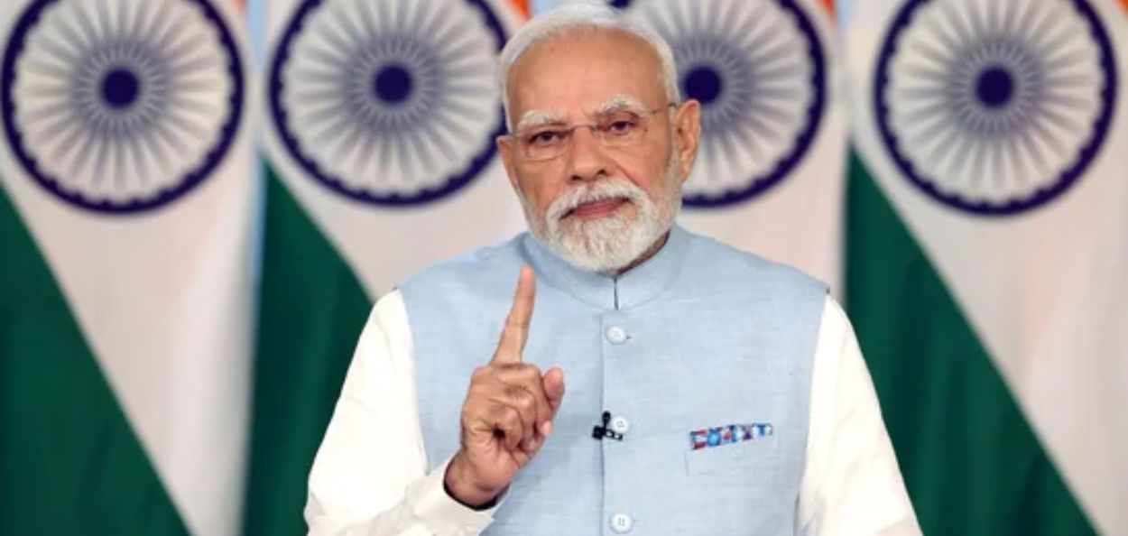 देशवासियांशी संवाद साधताना पंतप्रधान मोदी