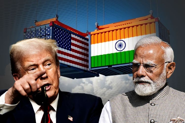 पंतप्रधान नरेंद्र मोदी आणि अमेरिकेचे अध्यक्ष डोनाल्ड ट्रम्प