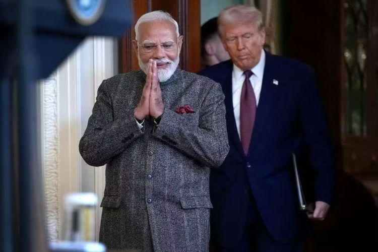 पंतप्रधान नरेंद्र मोदी आणि अमेरिकेचे अध्यक्ष डोनाल्ड ट्रम्प