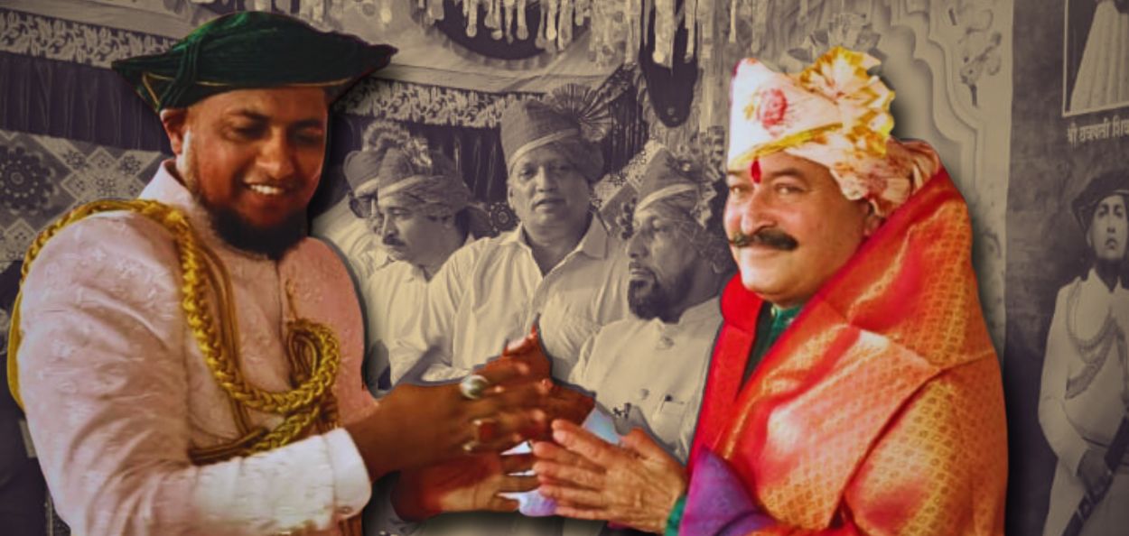 फत्तेसिंह राजे भोसले आणि सोहेल शमशुद्दीन शेख यांच्या भेटीचा क्षण 