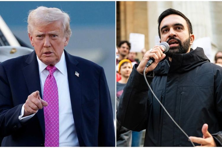 अमेरिकेचे राष्ट्राध्यक्ष डोनाल्ड ट्रम्प आणि न्यूयॉर्क शहराचे नवनिर्वाचित महापौर झोरान मामदानी