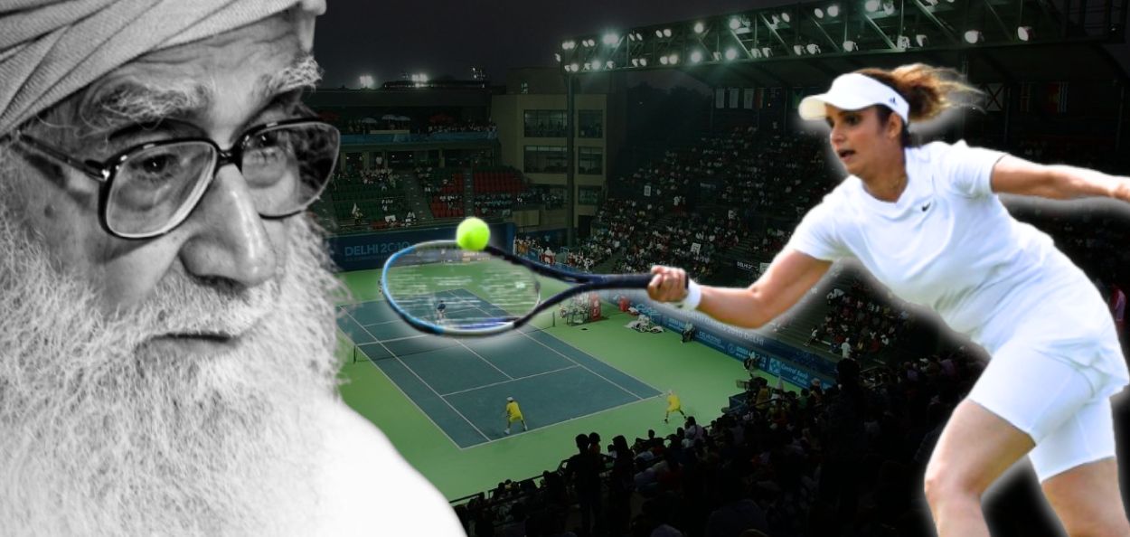 पद्मविभूषण मौलाना वाहिदूद्दीन खान आणि टेनिसपटू सानिया मिर्झा