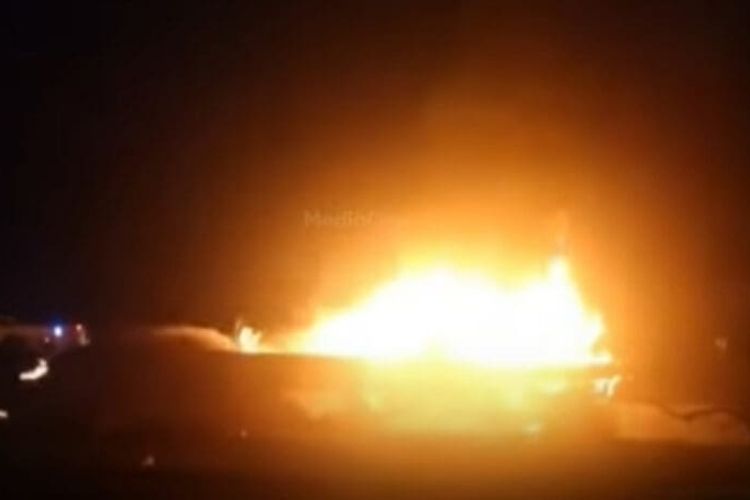 अपघाताचे दृश्य 