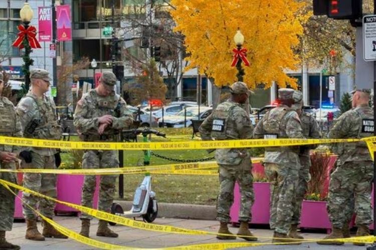 हल्लाच्या ठिकाणचे दृश्य 