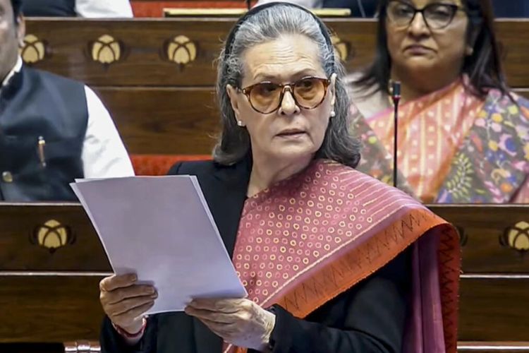 काँग्रेस नेत्या सोनिया गांधी