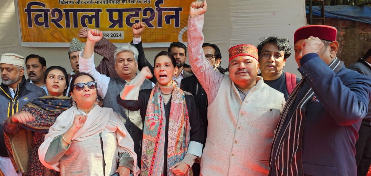 मुस्लिम राष्ट्रीय मंचचे कार्यकर्ते 