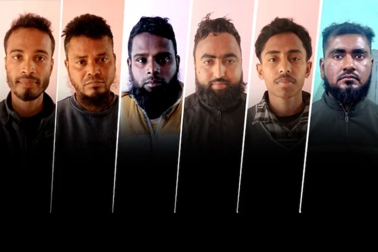 ईशान्य भारतात दहशतवादविरोधी करण्यात आलेल्या कारवाईतील आरोपी 