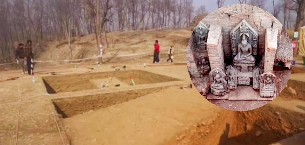 काश्मीरमध्ये सापडले २००० वर्षे जुने बौद्ध विहाराचे अवशेष