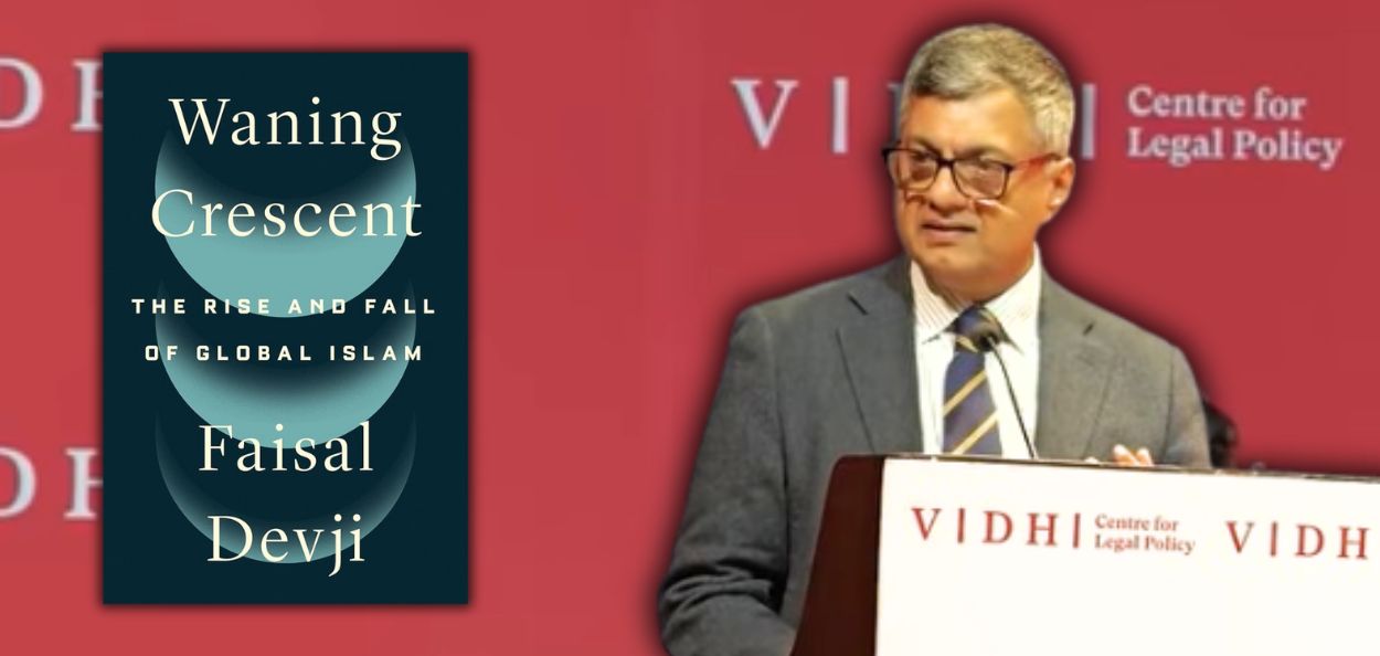  'वेनिंग क्रेसेंट: द राइज अँड फॉल ऑफ ग्लोबल इस्लाम' या पुस्तकावर आधारित नवी दिल्लीतील एका व्याख्यानात बोलताना ऑक्सफर्डचे विद्वान फैसल देवजी