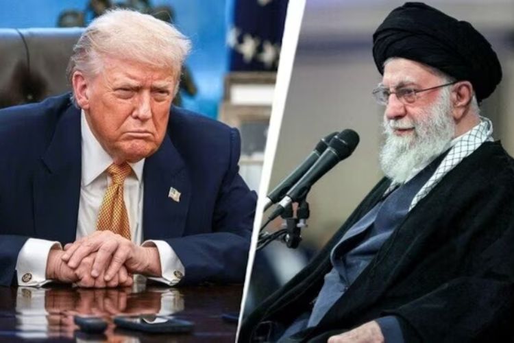 अमेरिकेचे राष्ट्राध्यक्ष डोनाल्ड ट्रम्प आणि इराणमधील सर्वोच्च नेते अयातुल्ला अली खमेनी