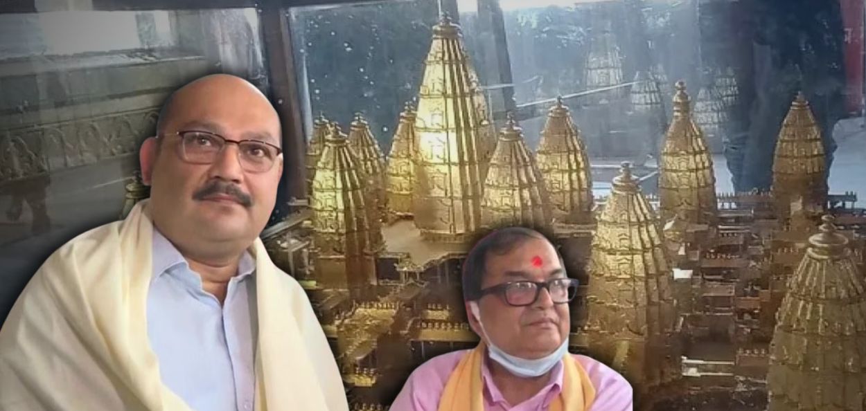 इश्तियाक अहमद खान यांच्यासमवेत महावीर मंदिर ट्रस्टचे सचिव एस. कुणाल 