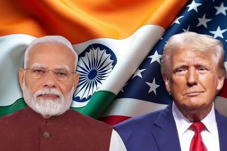 पंतप्रधान नरेंद्र मोदी आणि अमेरिकेचे अध्यक्ष डोनाल्ड ट्रम्प