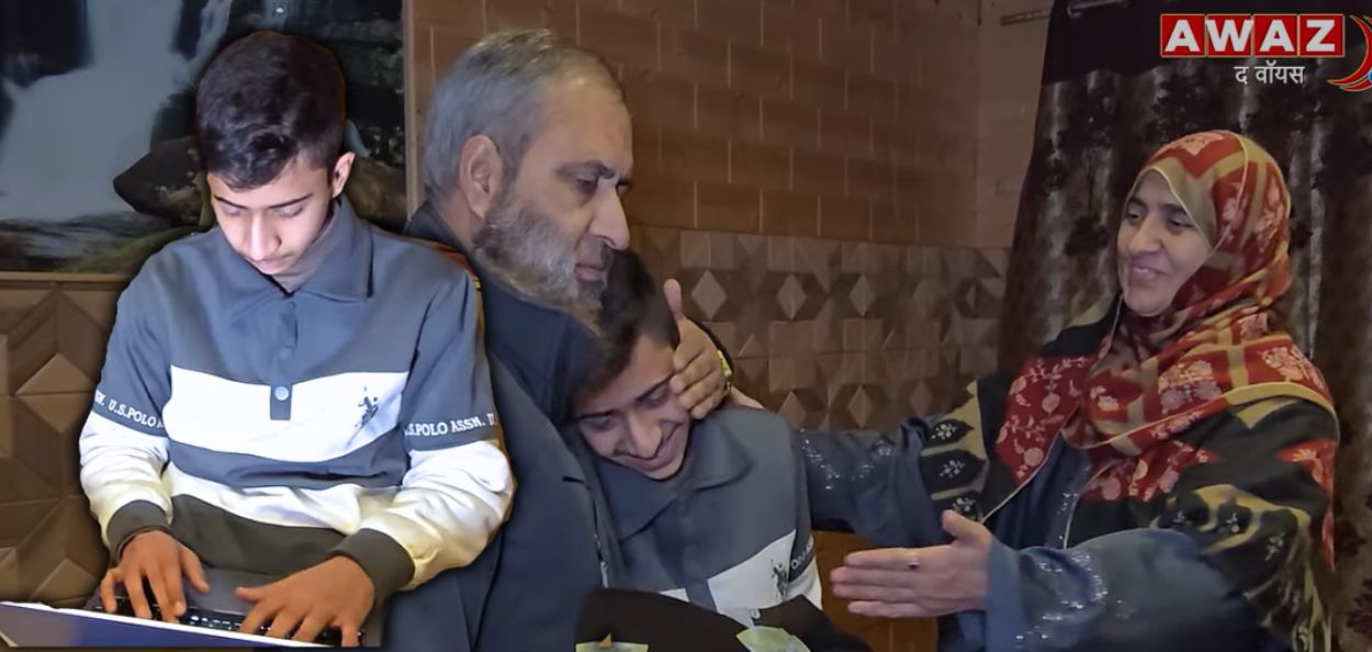 मलिक उझैर त्यांच्या कुटुंबासमवेत 