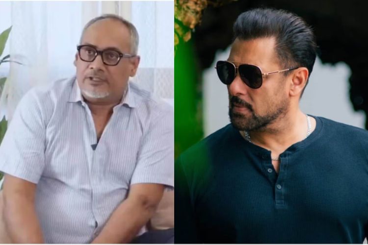 डावीकडून चित्रपटाचे दिग्दर्शक अभिनव कश्यप, अभिनेता सलमान खान 