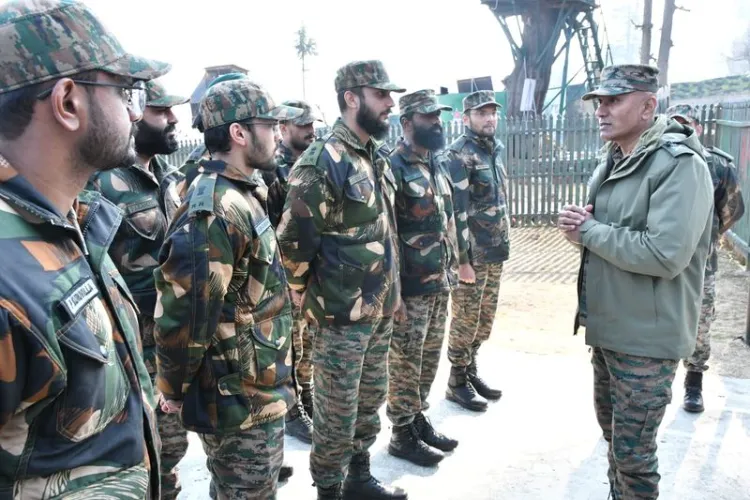 Northern Army Commander Reviews Security in Jammu and Kashmir