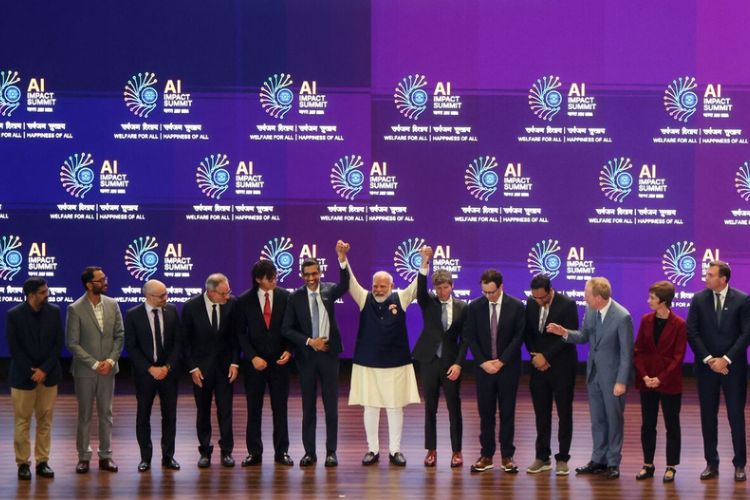 'एआय इम्पॅक्ट समिट'मधील क्षण 
