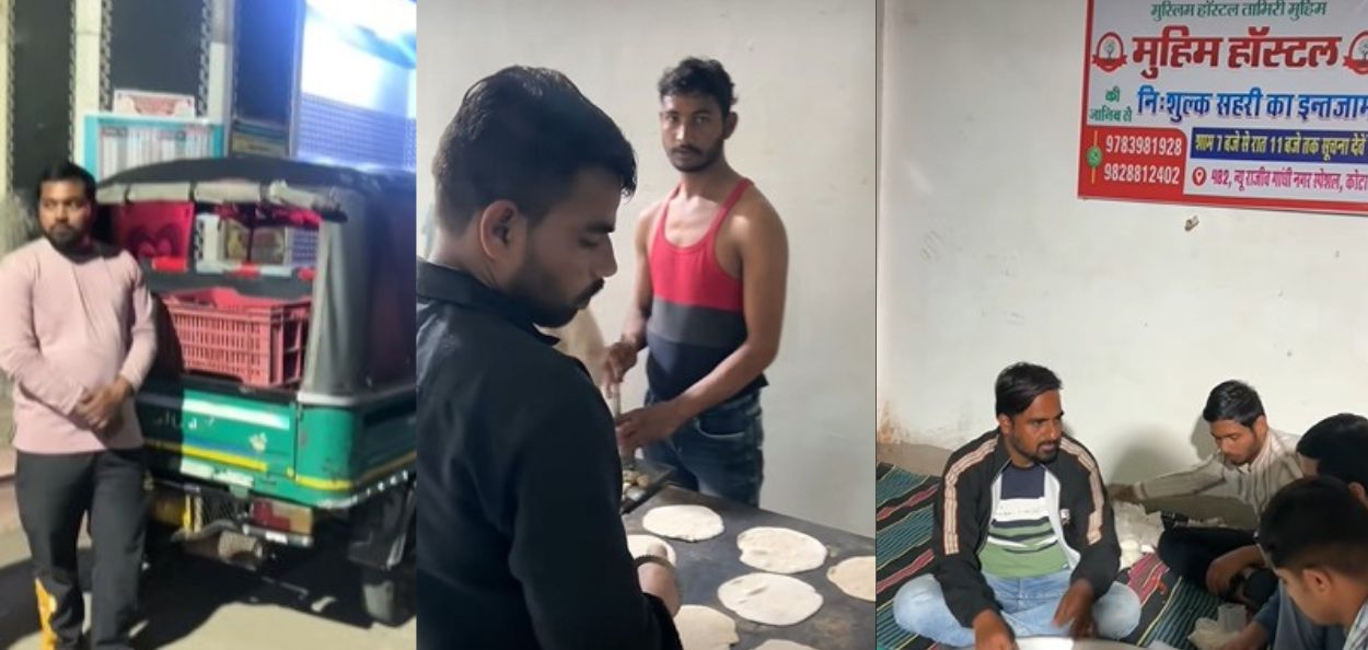 विनोद कुमार आणि त्यांची टीम सेहरीची तयारी करताना 