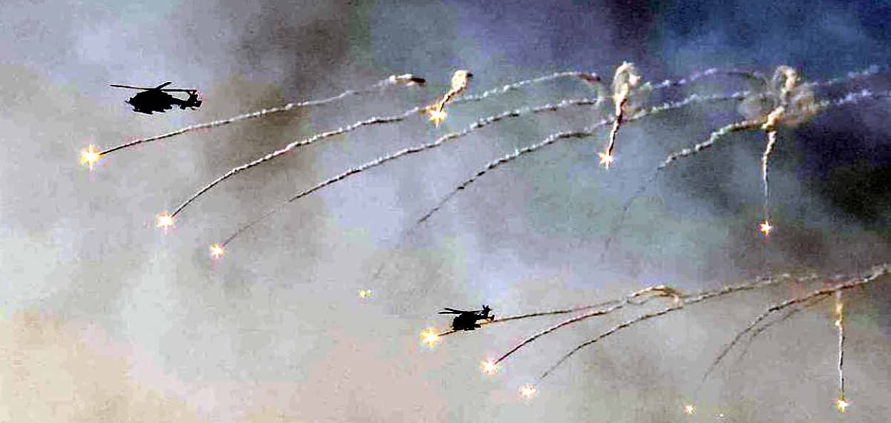 वायूशक्ती २०२६ सरावातील दृश्य 