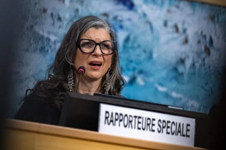 संयुक्त राष्ट्रांच्या विशेष प्रतिनिधी फ्रँसेस्का अल्बानीज