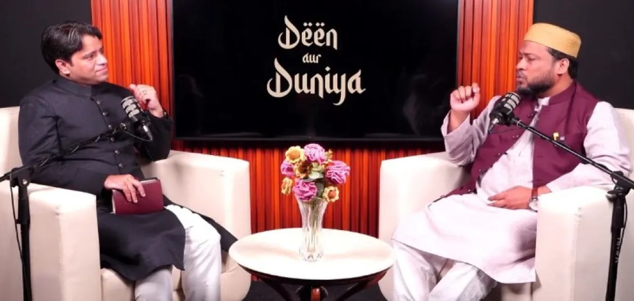 डावीकडून इतिहासकार साकिब सलीम आणि इस्लामी अभ्यासक अब्दुल मजीद अझहरी