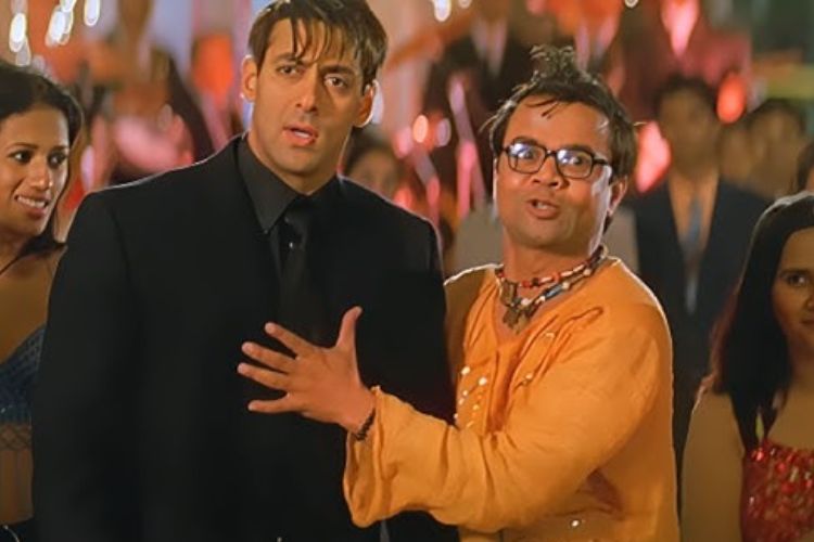 अभिनेता सलमान खान आणि राजपाल यादव 