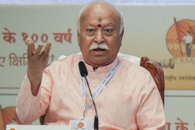 ष्ट्रीय स्वयंसेवक संघाचे (RSS) सरसंघचालक मोहन भागवत