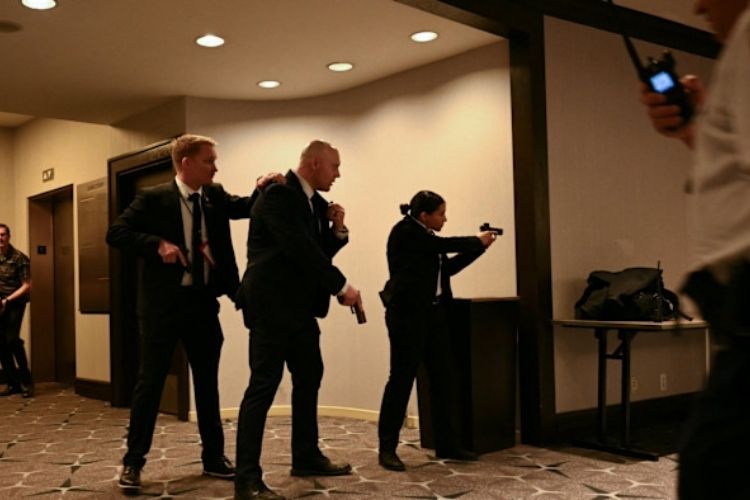 Several US Secret Service agents yelled, “shots fired” during the event