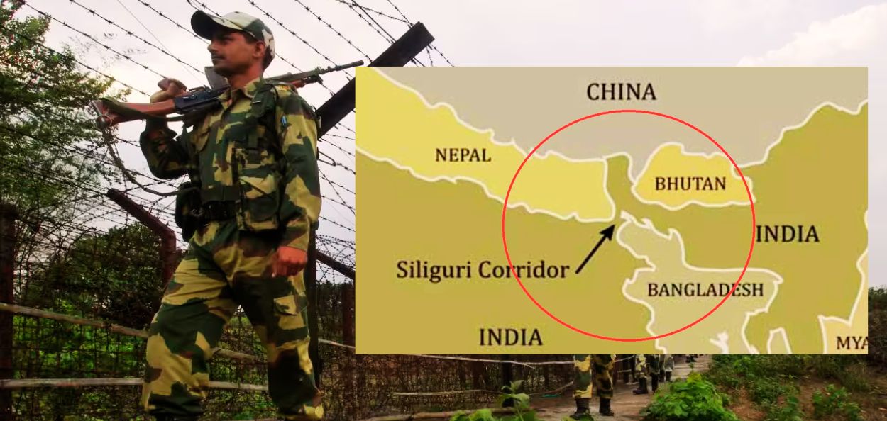ईशान्य भारताला जोडणारा सिलीगुडी कॉरिडॉर (चिकन नेक) आणि सीमेवरील भारतीय लष्कराची सुरक्षा तयारी