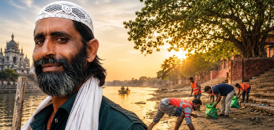 लाल मोहम्मद बादशाह आणि कानपूरचा गंगाघाट 