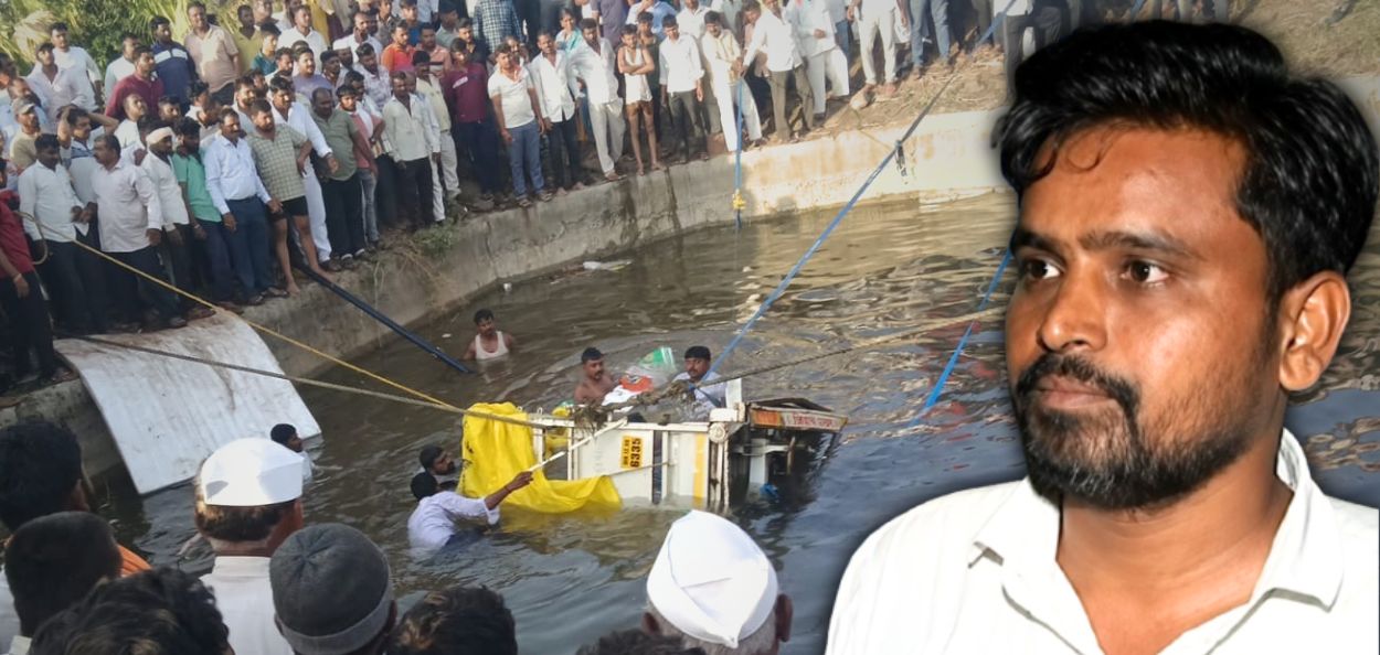 सोलापूर माळशिरस पिकअप अपघातात विहिरीत उडी मारून भाविकांचे प्राण वाचवणारा तरुण इरफान मुजावर