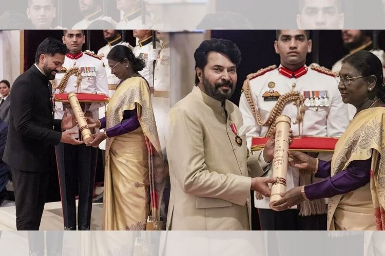 राष्ट्रपती द्रौपदी मुर्मू यांच्या हस्ते पद्म पुरस्कार प्रदान