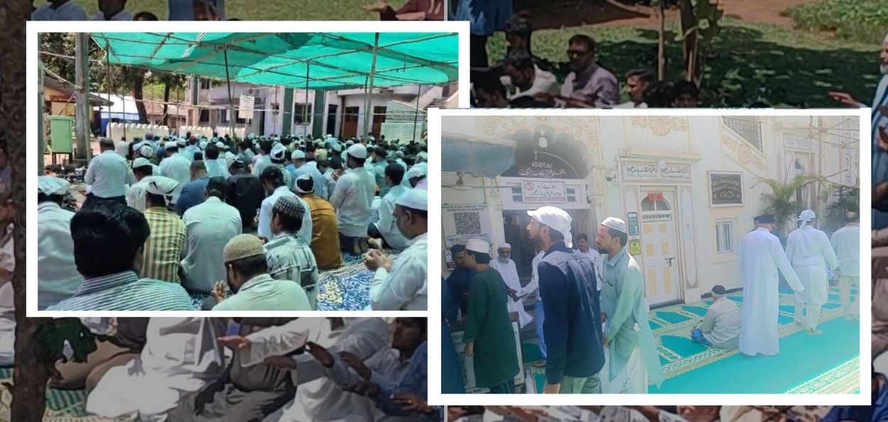 मुंबईत रखडलेल्या मान्सूनमुळे मस्जिदींमध्ये पावसासाठी सामूहिक दुवा करताना मुस्लिम