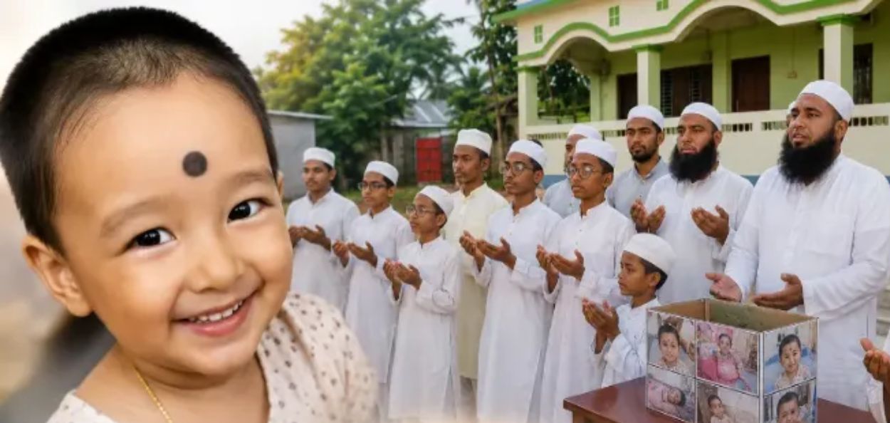 त्रिपुरातील २२ महिन्यांच्या मनश्री चौधरीच्या उपचारासाठी मदरसा विद्यार्थ्यांचे आर्थिक योगदान
