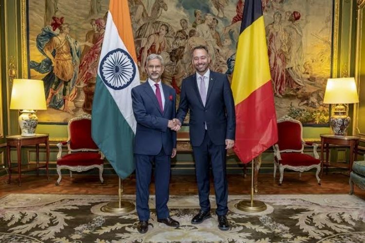 परराष्ट्र मंत्री एस. जयशंकर आणि बेल्जियमचे उपपंतप्रधान मॅक्सिम प्रेव्हॉट यांच्यात धोरणात्मक चर्चा