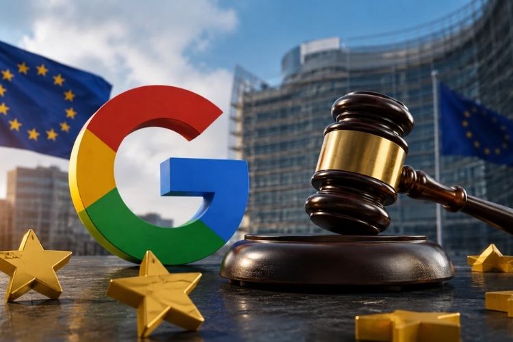गुगल कंपनीवर डिजिटल स्पर्धा विरोधी नियमांचे उल्लंघन केल्याप्रकरणी युरोपीय युनियनकडून १ अब्ज डॉलरचा मोठा दंड.