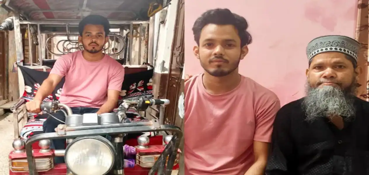 मोहम्मद सुहैल आणि त्याचे वडील 