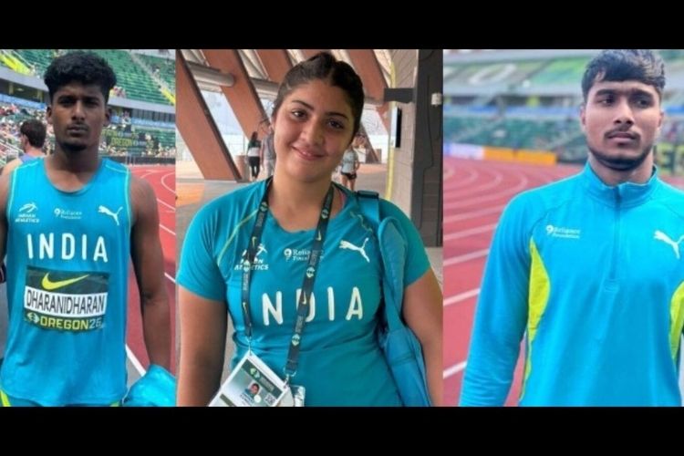 जागतिक अ‍ॅथलेटिक्स U20 अजिंक्यपद स्पर्धेत अंतिम फेरीत धडक मारणारे भारतीय खेळाडू.