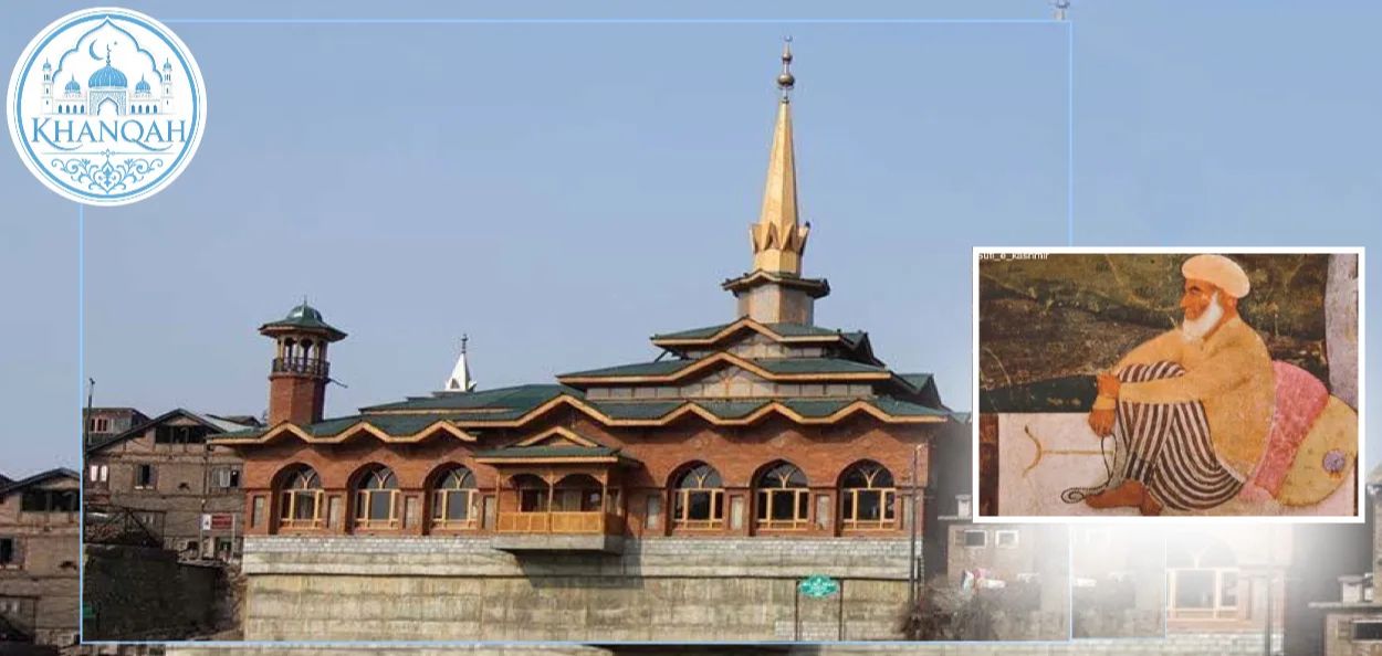 श्रीनगर: काश्मीरमधील पहिले सुफी संत बुलबुल शाह यांच्या ऐतिहासिक दर्ग्याची वास्तू.