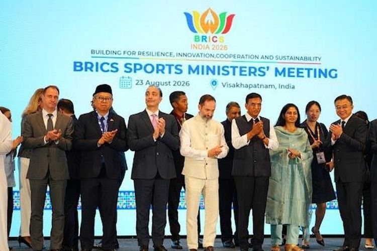 ब्रिक्स क्रीडा मंत्र्यांची विशाखापट्टणम येथे महत्त्वपूर्ण बैठक; क्रीडा सहकार्य अधिक दृढ करण्यावर भर